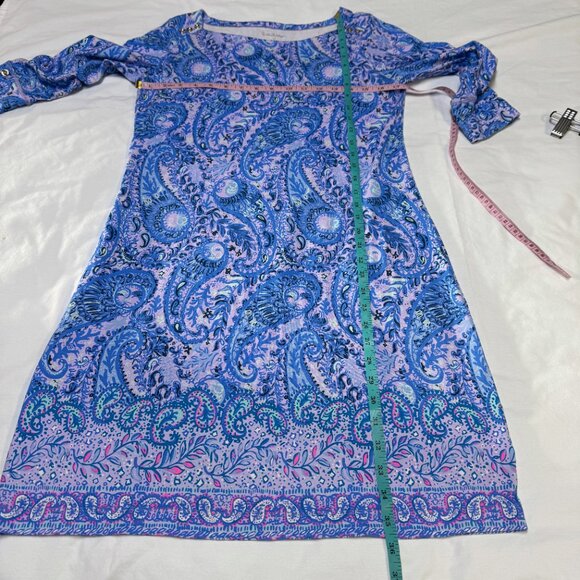 Lilly Pulitzer Sophie Dress Women’s Medium Purple Iris UPF 50+ EUC - Picture 8 of 10